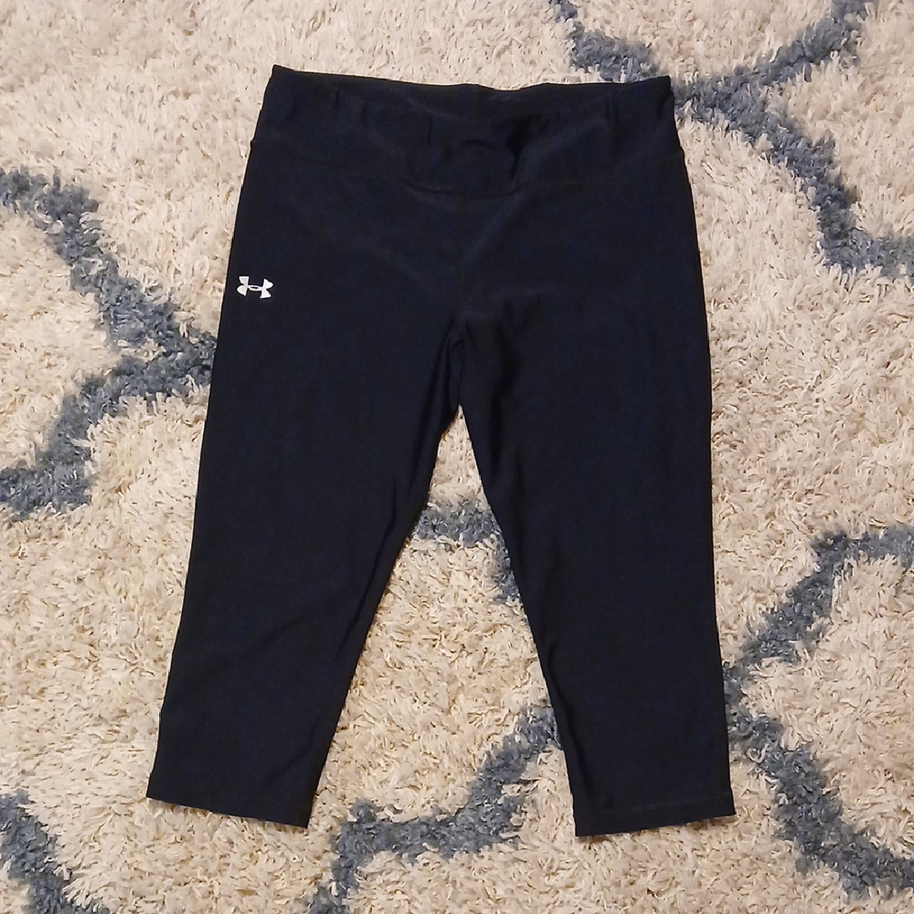 Under Armour Black Compression Capris